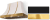 Matte Black, Polished Brass Trim