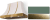 Mineral Green, Antique Brass Trim