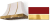 Piccadilly Red, Brushed Brass Trim