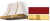Piccadilly Red, Polished Brass Trim
