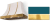 Salcombe Blue, Polished Brass Trim