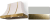 Stainless Steel, Antique Brass Trim