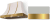Stainless Steel, Brushed Brass Trim