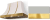 Stainless Steel, Polished Brass Trim