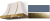 Stone Blue, Antique Brass Trim