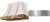 White, Brushed Nickel Trim