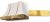 White, Polished Brass Trim