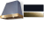 Gloss Black, Antique Brass Trim