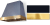 Gloss Black, Polished Brass Trim