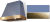 Carnaby Blue, Antique Brass Trim