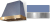 Carnaby Blue, Brushed Nickel Trim