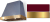 Cranberry, Brushed Brass Trim