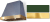 Cornwall Green, Polished Brass Trim
