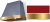 Piccadilly Red, Brushed Brass Trim