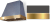 Slate, Brushed Brass Trim