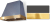 Slate, Polished Brass Trim