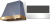 Slate, Polished Chrome Trim