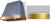 Stainless Steel, Brushed Brass Trim
