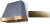 Stone Blue, Antique Brass Trim