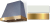 White, Brushed Brass Trim
