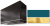 Salcombe Blue, Polished Brass Trim