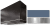 Stone Blue, Brushed Nickel Trim