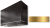 Gloss Black, Brushed Brass Trim