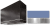 Carnaby Blue, Brushed Nickel Trim