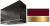 Cranberry, Brushed Brass Trim