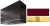 Cranberry, Polished Brass Trim
