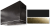 Matte Black, Antique Brass Trim