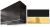 Matte Black, Polished Brass Trim