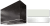 White, Polished Chrome Trim