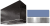 Carnaby Blue, Brushed Nickel Trim