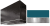 Salcombe Blue, Brushed Nickel Trim