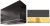 Slate, Polished Brass Trim