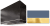 Stone Blue, Polished Brass Trim