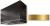 Gloss Black, Brushed Brass Trim