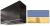 Carnaby Blue, Polished Brass Trim