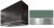 Mineral Green, Brushed Nickel Trim