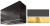 Slate, Polished Brass Trim
