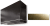 Gloss Black, Antique Brass Trim