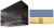 Carnaby Blue, Polished Brass Trim