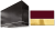 Cranberry, Polished Brass Trim