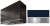 Indigo, Brushed Nickel Trim