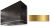 Gloss Black, Brushed Brass Trim