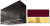 Cranberry, Polished Brass Trim