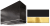 Matte Black, Polished Brass Trim
