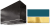 Salcombe Blue, Polished Brass Trim