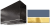 Stone Blue, Polished Brass Trim